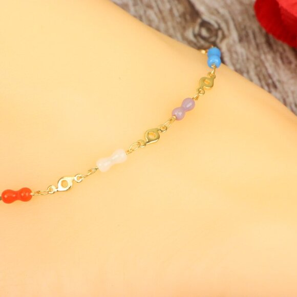 "Dainty Anklet for Women – Elegant Everyday Jewelry & Perfect Gift | MLCRC1148 - Picture 3 of 10